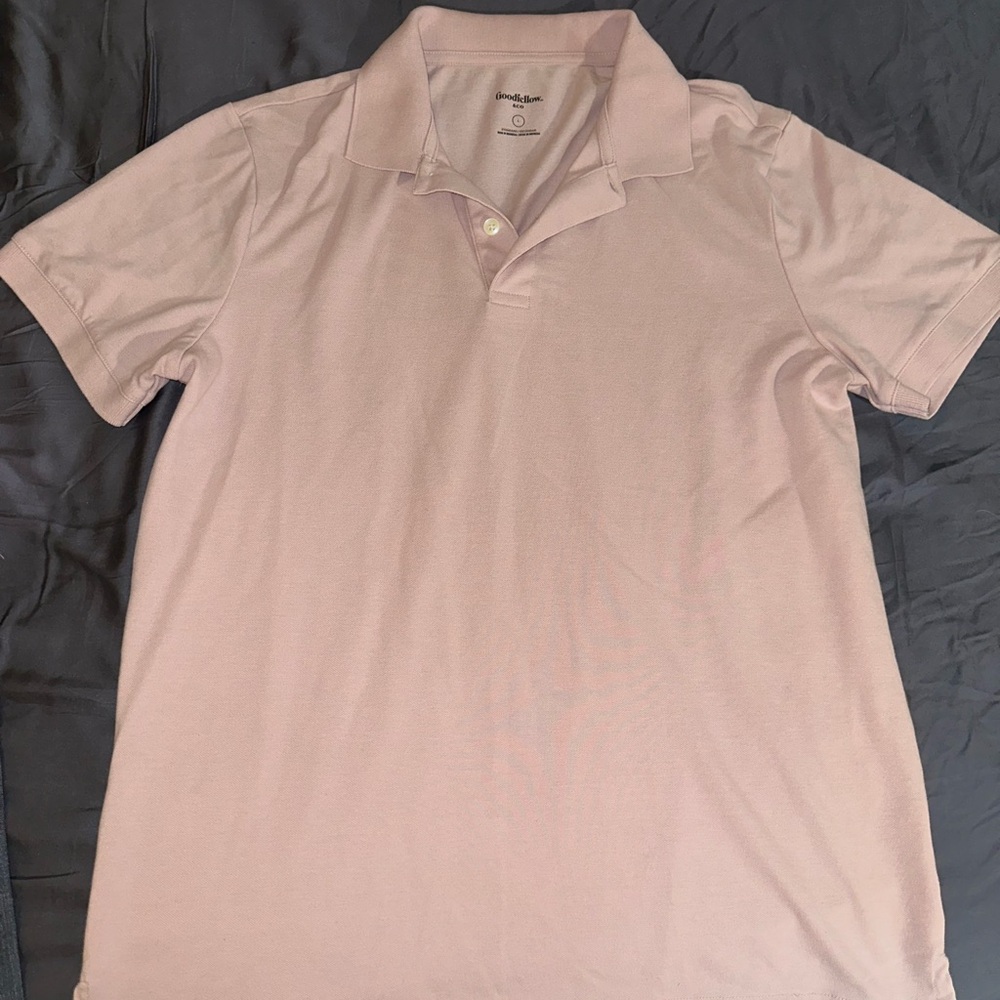 Comfortable Pink Polo Shirt